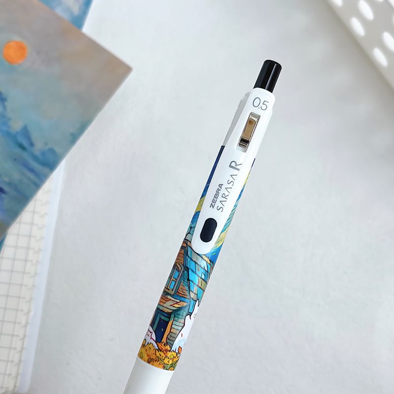 新しい ZEBRA ゼブラ JJ29 限定版ゴッホギフトボックスゲルペンプレスサンリオ DIY ステッカー水性ペン|undefined