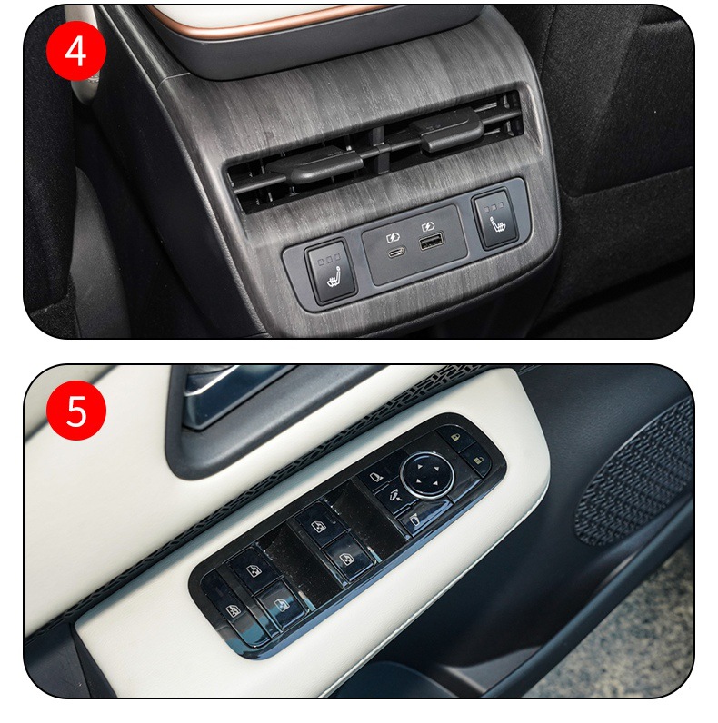 Suitable for Nissan Ariya Interior Modification Center Console Interior Panel Decoration Modification Special Accessories