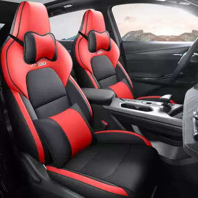Modelə uyğun (Original) oturacaq örtükləri – 25 models of car seat cushions - vibrant-red-deluxe-edition-note-the-model-year-front-row-fully-covered-rear-row-partially-covered