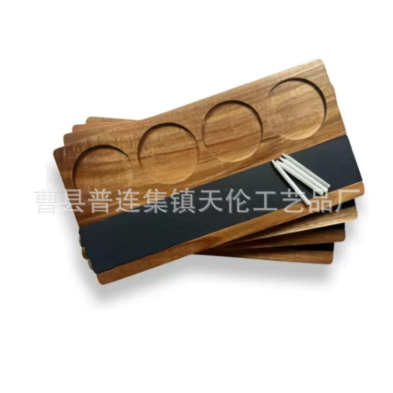 跨境木制酒吧杯托创意木质创意家居酒杯托盘实木杯托品酒托摆盘