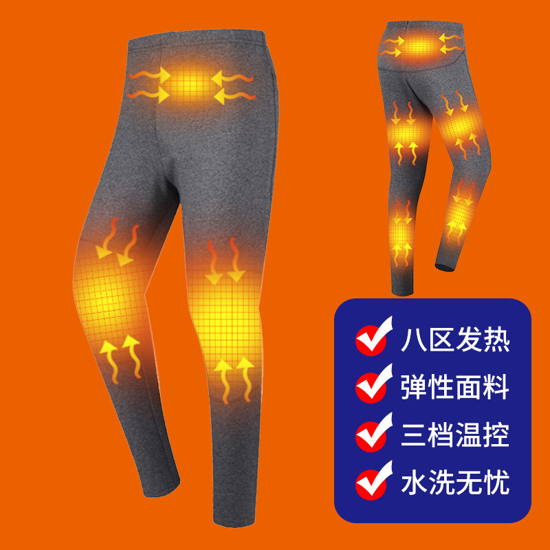 Zona 8 pantalones de los hombres gris sin cargo