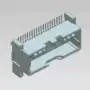 双排42015w00-2x20pw-a2w-sn扣针贴片针座