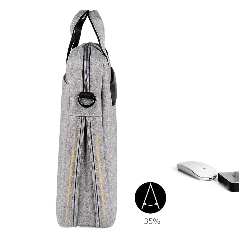 Wholesale shoulder portable laptop bag waterproof briefcase 131415.6 inch men and women can print logo