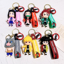 Anime Keychain Demon Slayer Kimetsu No Yaiba Cute Doll Tanji