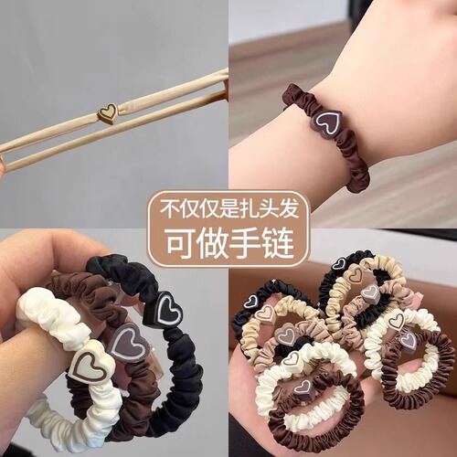 High horsetail, loving large intestine, hair ring, hair ring, head rope, high-grade hair cord, rubber band, hair binding, female headwear, hair accessories