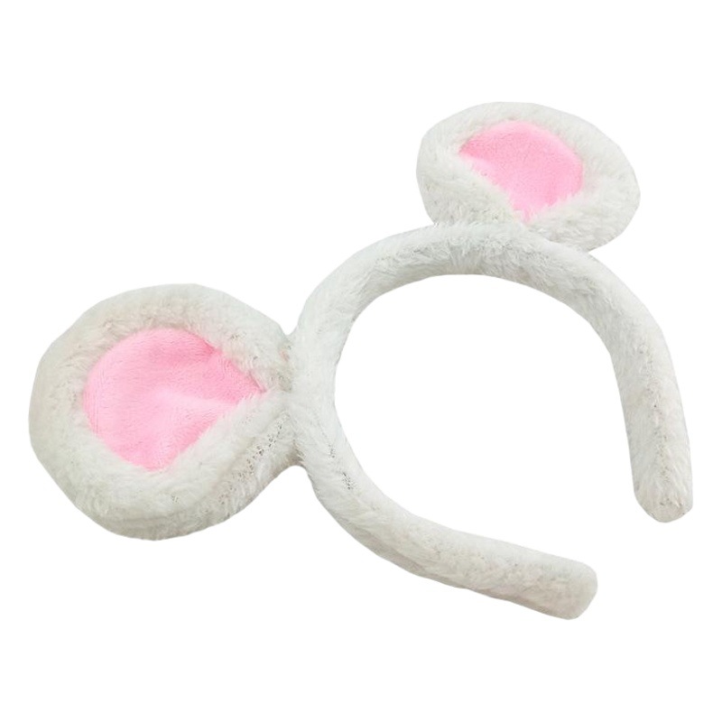 Diadema de ratón de felpa creativa Diadema de oreja de ratón del zodíaco de dibujos animados Diadema de animal de Halloween lindo