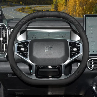 Dasheng Ultra-Thin Handlebar Steering wheel cover - jietu-double-d-type-special-black-default