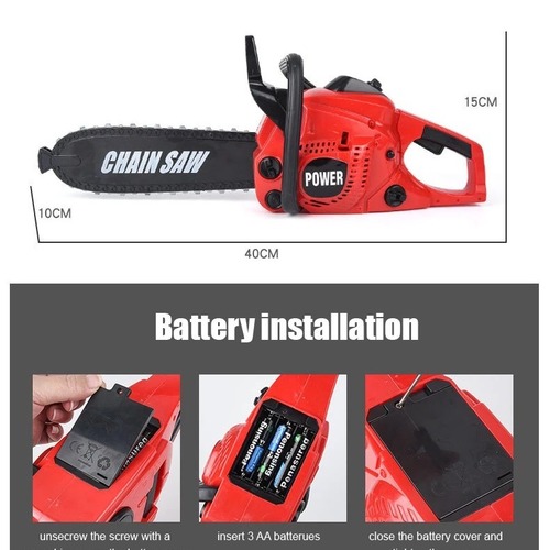 Cross-border Family Craft Tool Set for Boys - Simulation Logging Machine with Electric Saw, Flashlight Drill, and Repair Toy