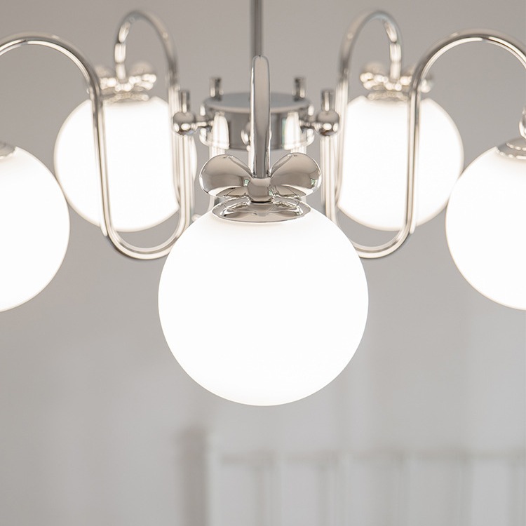 Modern Minimalist Bow Pendant Lamp, Light French Cream Style, Internet Famous, Mid-Century Creative Study Room, Bedroom, Living Room Lighting