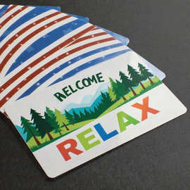 pvc索评卡亚马逊售后卡订制感谢卡塑料卡片小卡定制印刷可印彩印