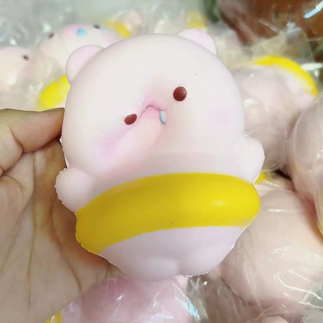 Soft, slow-sticky, fragrant simulated milk brick, slow rebound, pinch and decompression model props, wet and soft feel, gift gift