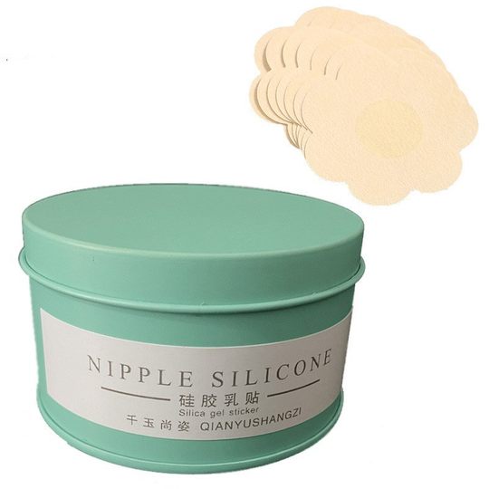 Factory direct supply non-woven disposable breast patch breathable anti-bump silicone breast patch lifting breast patch breast patch
