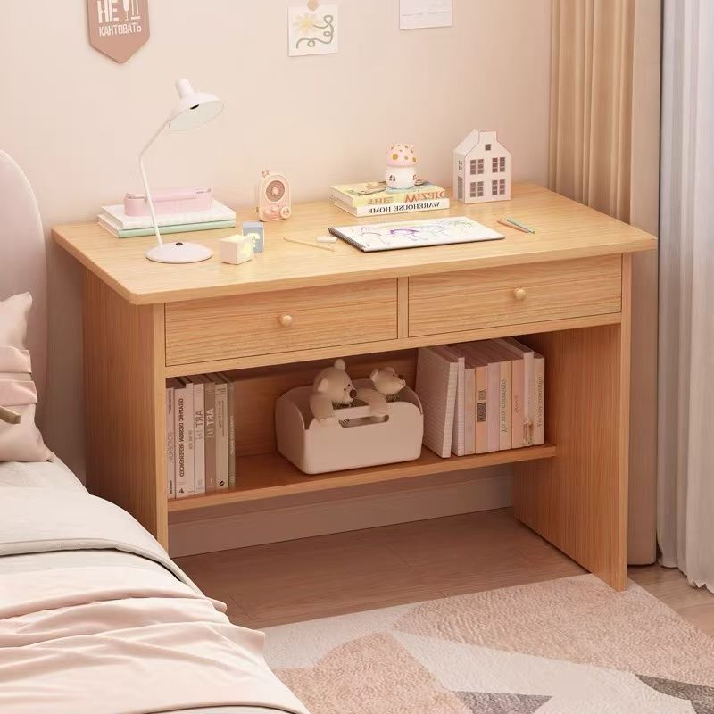 Desk Home Desktop Small Computer Table Bedroom Bedside Table Student Writing Desk Rental House Study Table with Drawers