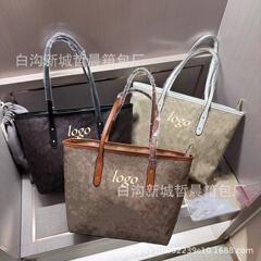 新しい Koujia レディースバッグ大容量ショッピングバッグファッション大型ショッピングバッグプリント女性のトートバッグ通勤ハンドバッグ