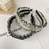 Korean Edition senior Hair hoop Simplicity Small fragrant wind Lotus leaf Head hoop Jacobs Diamond Hair Cave Headdress