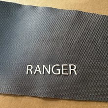 潜水料印刷立体硅胶LOGO 潜水布料潜水包高周波模压TPU标牌