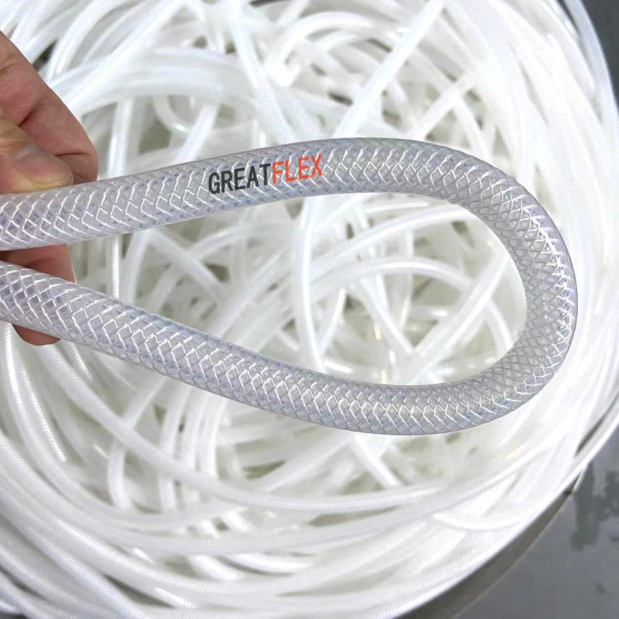 GREATFLEX抗高压蒸汽网纹耐高温耐压加厚防爆纤维软管直供BP20