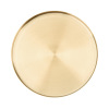 Golden round storage disc cosmetic jewelry tea tray