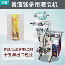 便携袋装蜂蜜包装机 条形蜂蜜袋包装机 小型条状液体灌装机