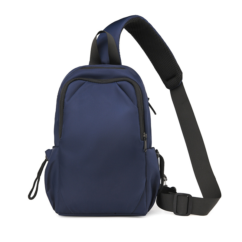 2024 Bolso bandolera bandolera para hombre fresco de moda transfronteriza nuevo bolso de hombro de viaje al aire libre simple informal multifuncional