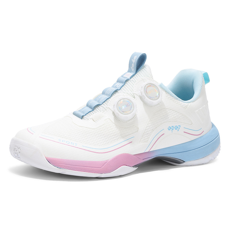Zapatos de bádminton profesionales de placa de carbono base abrazadera de goma giratoria en stock de placa de carbono zapatos de bádminton