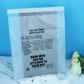 塑料自封袋;塑料服装袋;纸袋