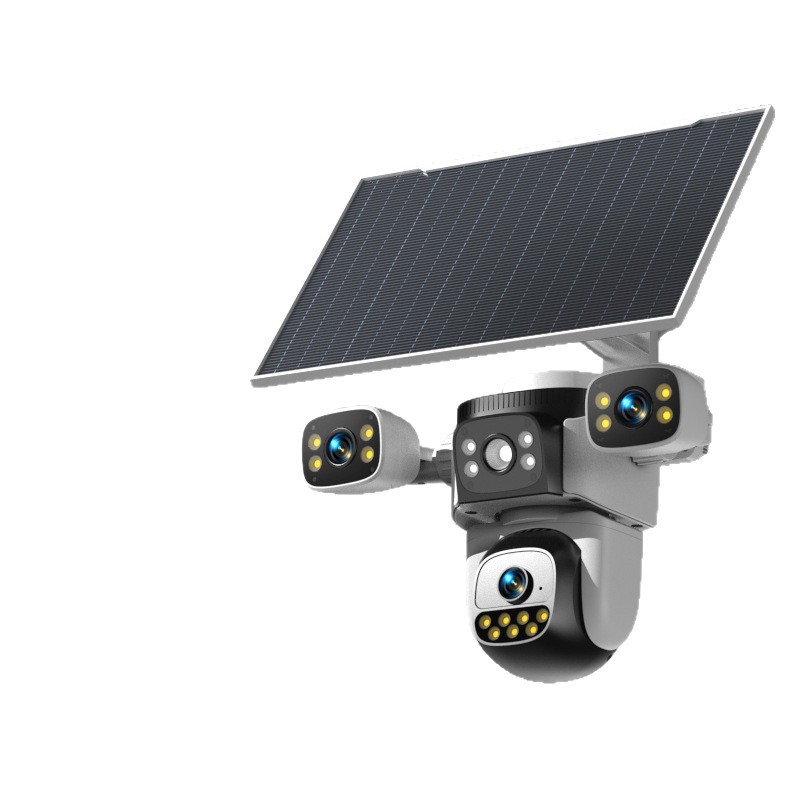 Cámara solar personalizada al aire libre 4G monitoreo de visión nocturna cámara binocular HD de baja potencia al por mayor