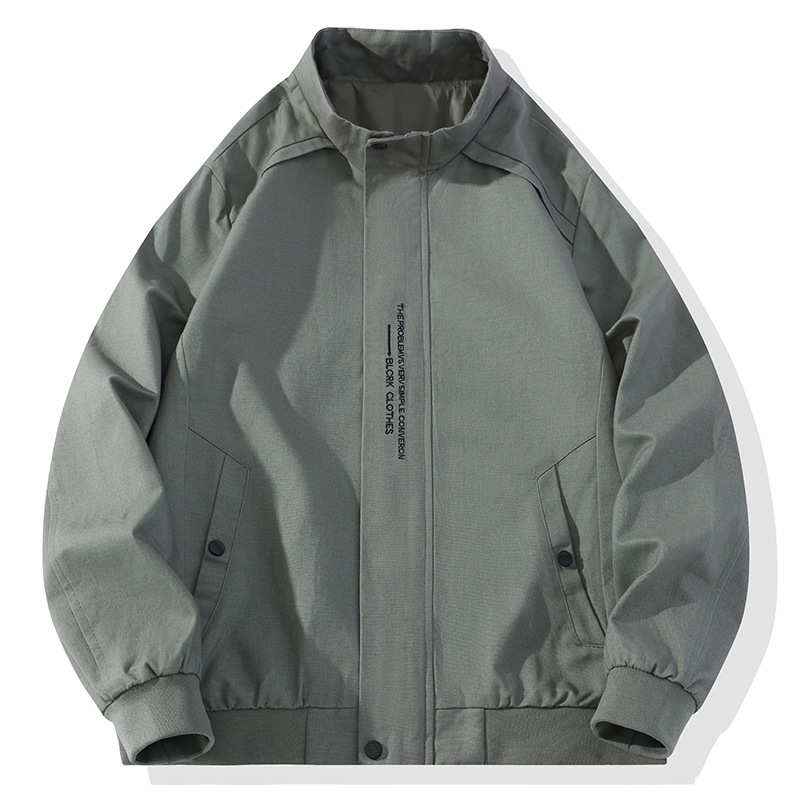 Kişi üçün yüngül jaket, naxışlı, boş kəsilişli