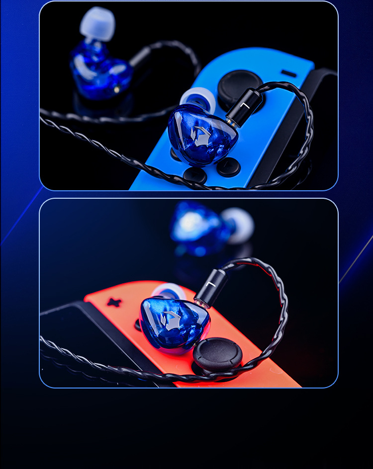 EPZ G10 Illumix Dragon Gaming In-Ear Kabel-Kopfhörer mit Geräuschunterdrückung und Mikrofon für Computer, Smartphone und Gaming