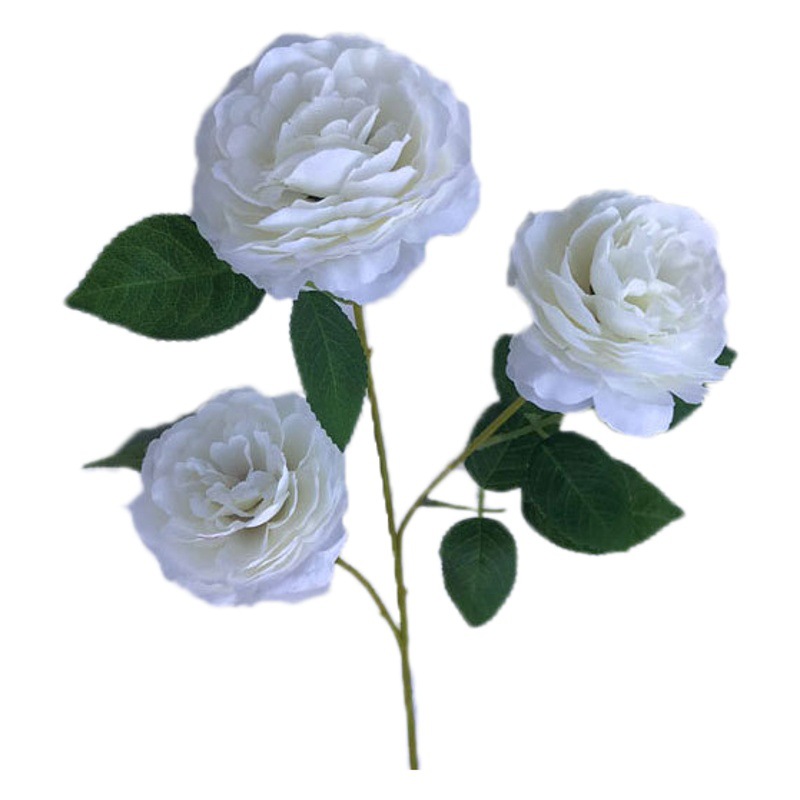 Material de flor de boda blanco brumoso artificial Misty Wedding Hall decoración camino plomo arreglo de flores techo flor artificial Flor de plástico