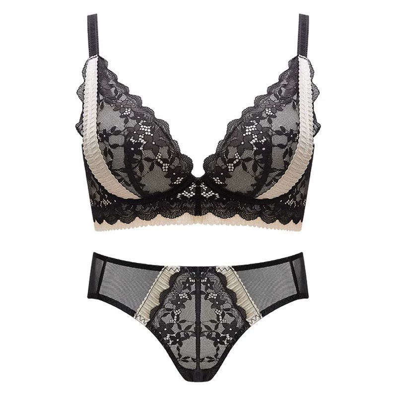Sexy underwear, push up bra, wireless bra, supporting set