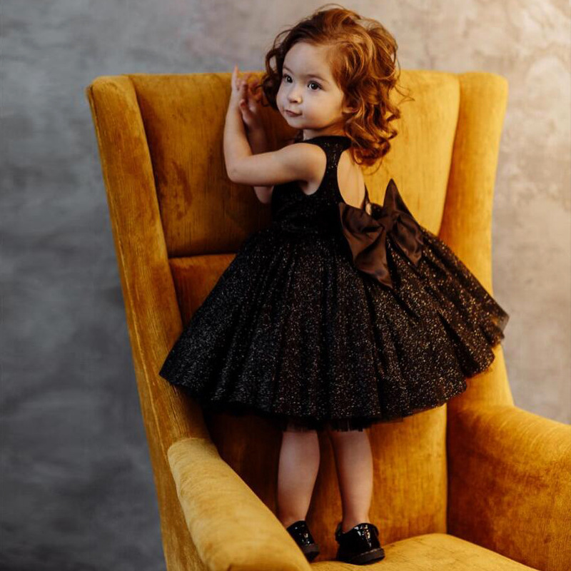 Sommerliche Sternenhimmel-Kleider für Mädchen von 0-3 Jahren – Kinderbekleidung direkt vom Großhändler – Modisches Babykleid für Mädchen_voghion.com