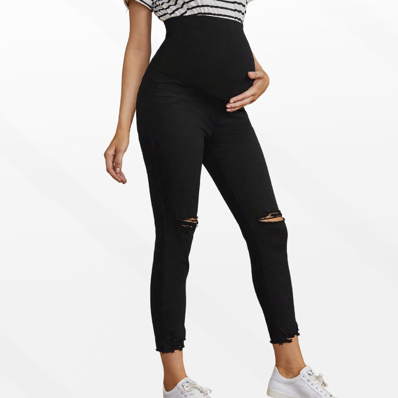 NZ007 블랙 홀 고정 허리밴드