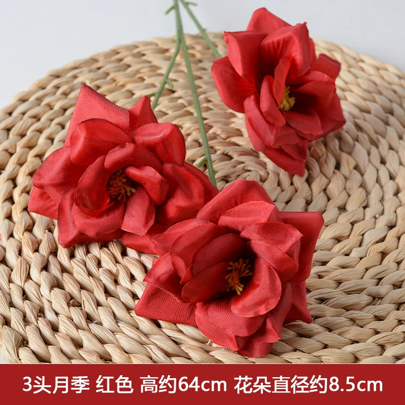 Fujiao New Year Flower Material Wholesale Simulation Flower Winter Qing You Gali Pomegranate Persimmon DIY Materials