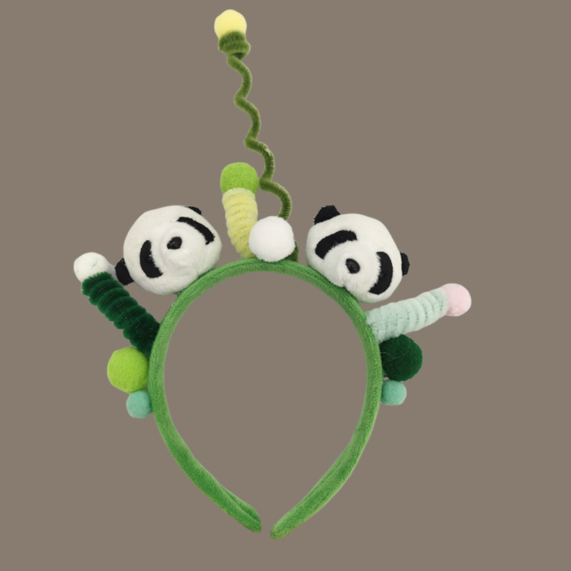 Twisting stick two-headed bear