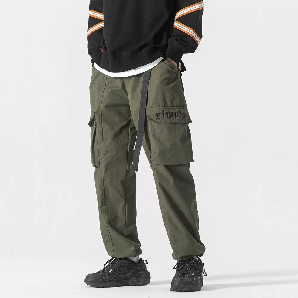 黑舰队户外百搭男式休闲工装裤款直筒百搭运动情侣款工装长裤