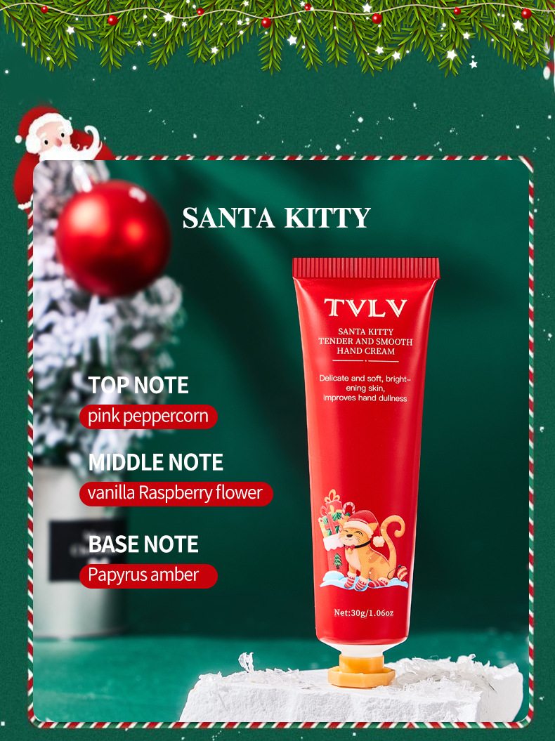 170g Weight Hand Cream Personal Care Type 1 Set Quantity Paste Material Christmas Festival Letter Pattern Elegant, Lady, Simple Style Style Letter Hand Cream Elegant Lady Simple Style Personal Care 7