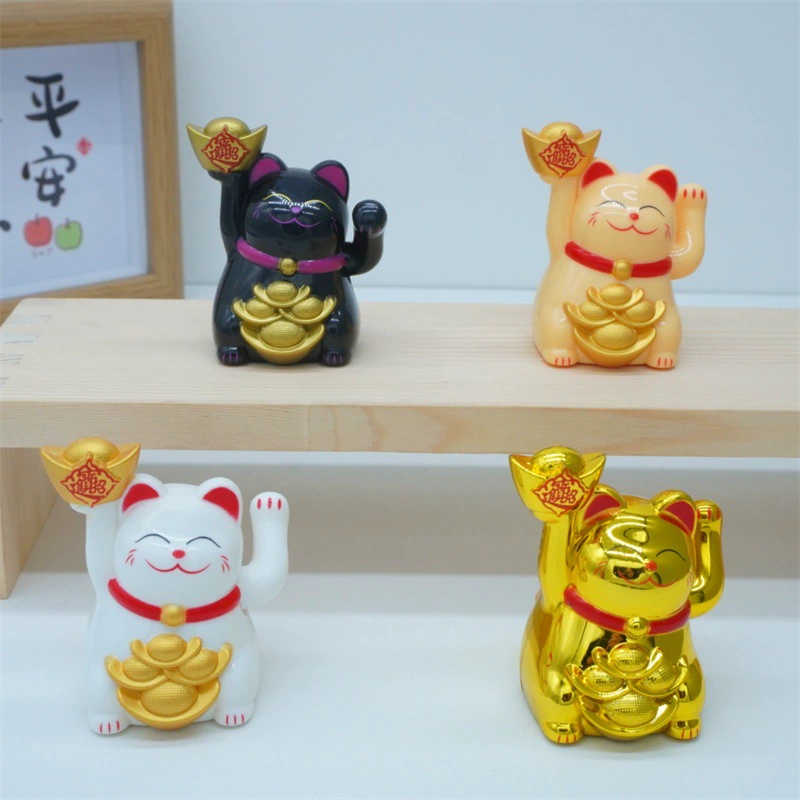 Солнечный милый коварный кот встряхивает руки креативный милый офисный рабочий стол маленький автомобиль украшения аксессуары подарочные аксессуары