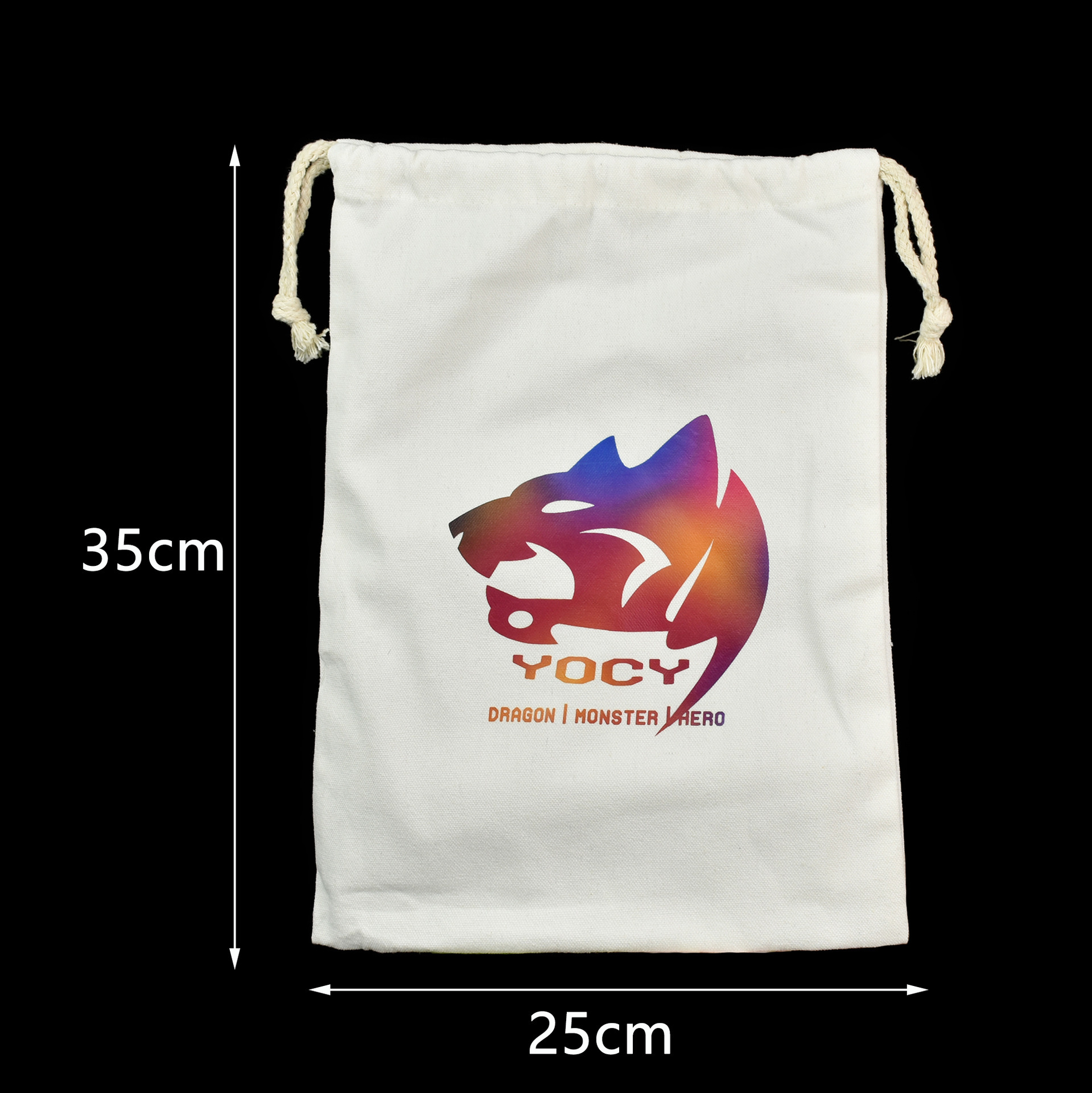 Yc polyester cotton canvas storage bag
