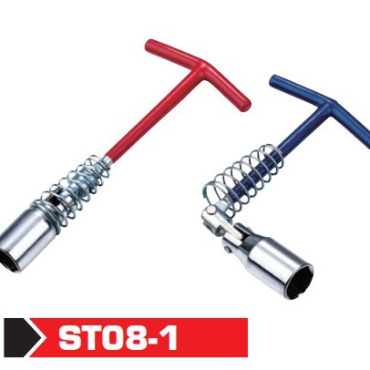 T型弹簧火花塞套筒扳手任意旋转头拆装工具