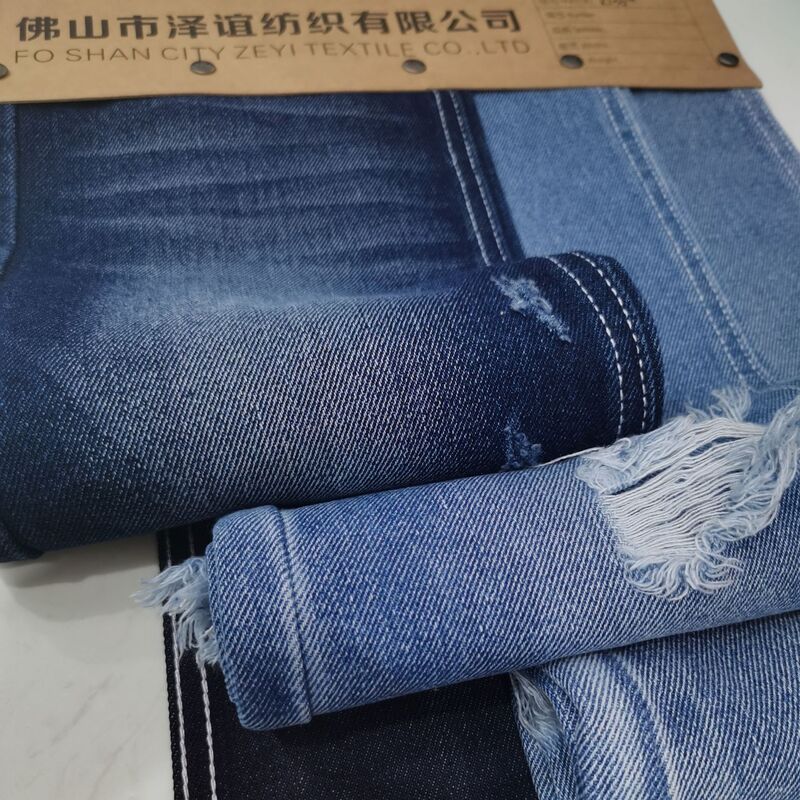 Production 14A 15A 16A 7*7 Thick Twill Denim Fabric Polyester Cotton Washable Denim Fabric Production 14A 15A 16A 7*7 Thick Twill Denim Fabric Polyester Cotton Washable Denim Fabric