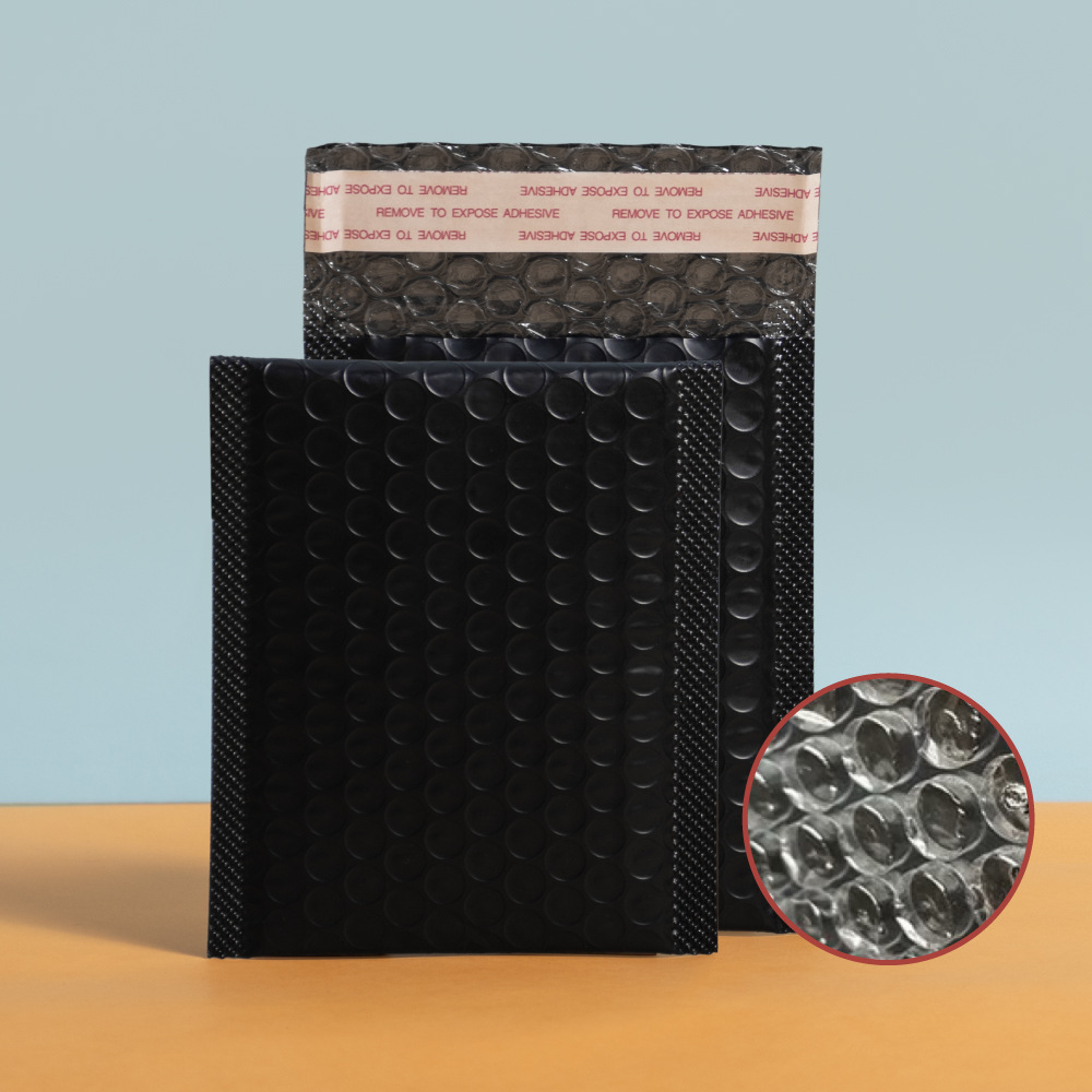 Bolsa de burbujas de película coextrudida personalizada pequeña impresión de logotipo de lotes bolsas de burbujas antichoque engrosado bolsa expreso personalizada