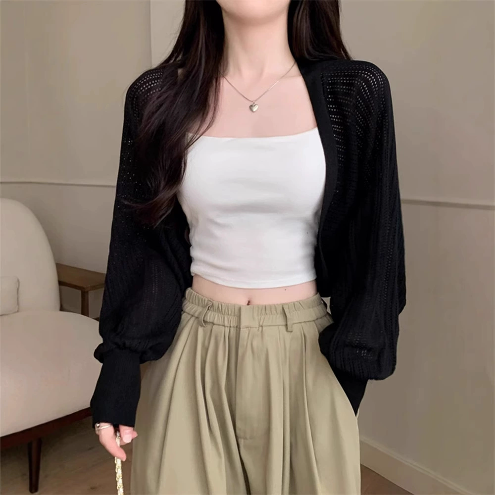 Шелковый летний кардиган, тонкая куртка, вязаный плащ, slip dress