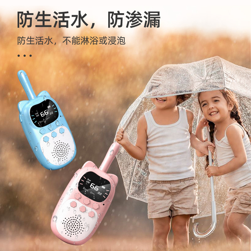 Amazon cross-border gato niño walkie-talkie juguetes interactivos entre padres e hijos mini teléfono de llamada inalámbrica