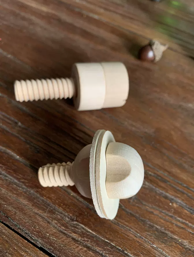 鹦鹉玩具鸟用品实木螺丝小宠配件