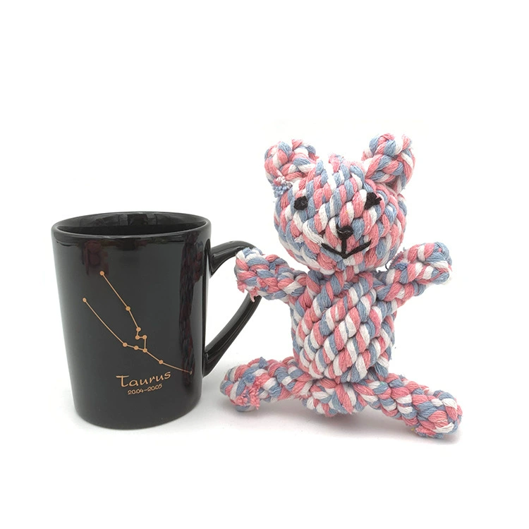 Плетённая игрушка, handmade, для животных, с маленькими мишками