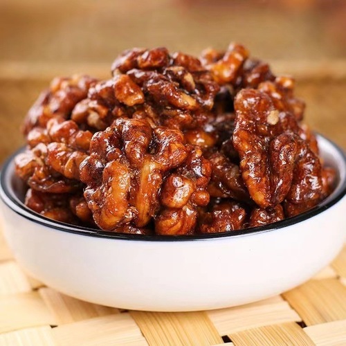 Amber walnut kernels 500g [shipping] Honey paper-skinned walnut kernels cooked bulk bagged snacks cooked walnut kernels