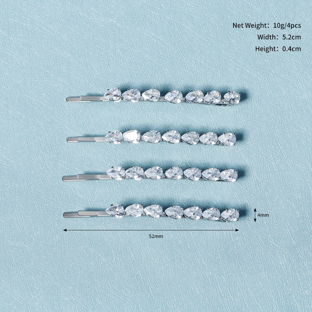 INS New Daily Bangs clip lateral rhinestone clip de pelo accesorios para el cabello chica clip lateral puesto suministro horquilla al por mayor