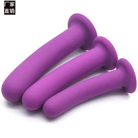 新品肛门塞套装硅胶加长肛条后庭自慰黑色成人情趣用品厂家批发