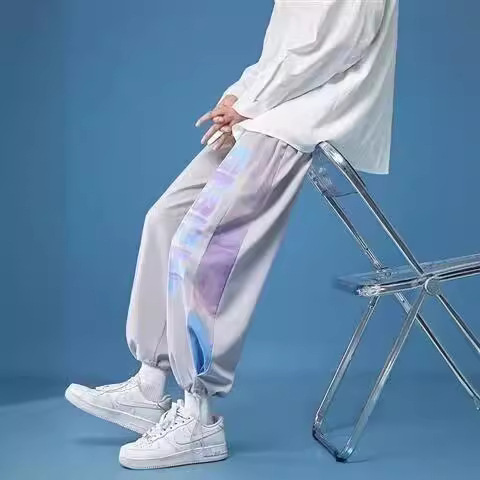 Silk quick dry summer trousers for students